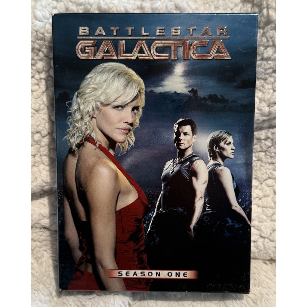 Battlestar Galactica Season One DVD 5 Disc Set Sci-Fi TV 2004 0025192792823